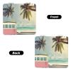 KIROJA Compact Pocket Mirror with Bus, Beach & Sea Design, Portable Mini Travel Makeup Mirror view 2