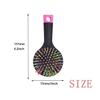 Happy Halloween Horror Castle Salon Detangling Hair Brush with Cushion Base view 2