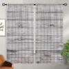 Kids' Room Blackout Curtains, Retro Wood Plank 3D Pattern, 2-Piece Set, 183 × 214 cm view 2