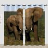 3D Elephant Blackout Curtain for Kids’ Rooms, 280 x 180 cm view 2
