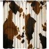 Children's Room Curtain with 3D Animal-Skin Texture, 300 x 280 cm, Polyester Blackout Curtain with Grommets view 1