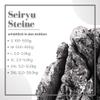AquaOne Mini Landscape Stones I Seiryu Natural Stones I Aquascaping Rock I Pagoda Background Decoration I Gray (100-500g) view 2