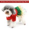 Zunea Christmas Dress for Small Dogs, Merry Christmas, Glitter Snowflake Holiday Outfit, XS/S view 2
