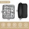 FRODOTGV Hair Tools Travel Bag with Minimalist Stripes and Tiny Dots view 4