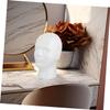 Foam Mannequin Heads for Wigs and Hats, 2-Piece Set, White view 4