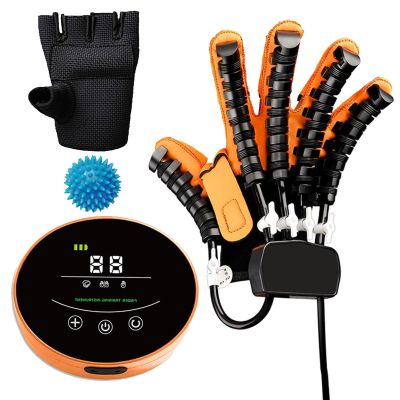 SXTYFBB Robotic Rehabilitation Gloves, Finger Mobility Training Device for Patients with Arthritis, Stroke, or Hemiplegia (Size L, Right Hand)