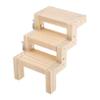 INOOMP Z-Shaped Wooden Climbing Ladder for Birds view 1