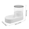 Automatic Pet Feeder, Shatterproof, White view 2