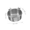 Happyyami Hanging Food and Water Bowl for Birds view 2