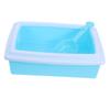 BESPORTBLE Pet Cat Litter Box with Scoop, Semi-Enclosed view 1
