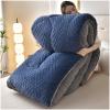 BDMFJY Blanket, Extra-Thick Couch Blanket, Fluffy Double-Sided Plush Sherpa Blanket, Soft and Warm Flannel Blanket for Couch, Chair and Bed, Machine Washable, Navy, 2.0 x 2.3 cm/5 kg view 3
