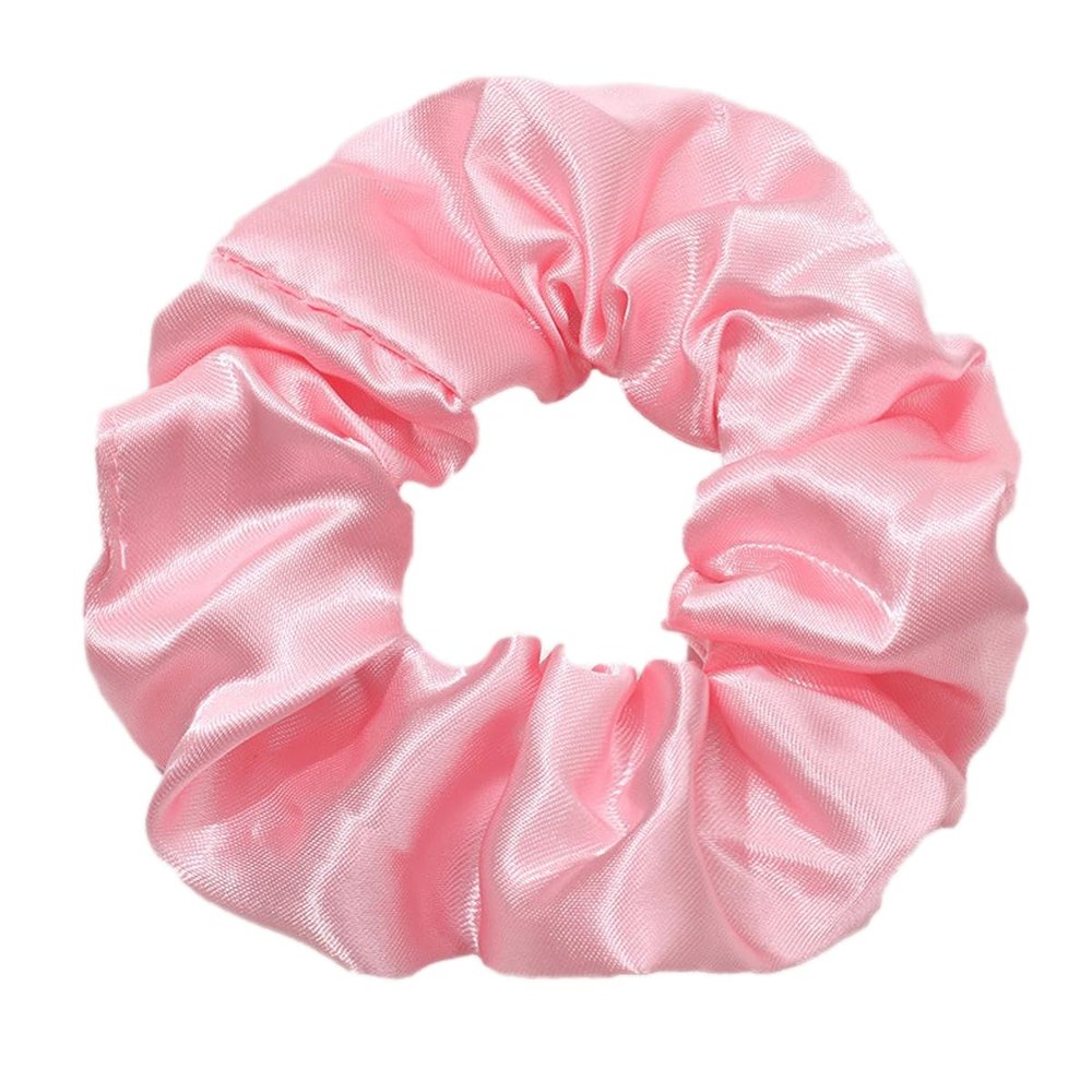 Wambere 8-Piece Women's Satin Hair Ties, Pink B