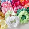 Wambere 8-Piece Women's Satin Hair Ties, Pink B view 3