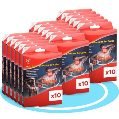 BESTLINE Heating Patches for Back, Neck and Shoulders, 8-Hour Duration, 30 Patches, Relief from Muscle and Joint Pain, 29.5 x 9 cm