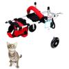 XLDZ Adjustable 2-Wheel Pet Wheelchair for Small Dogs, Cats, Rabbits and Disabled Pets (Motley-M) view 1