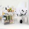 2-Tier Bathroom Countertop Organizer with Drawers view 3