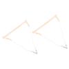 Wooden Bird Swing with Wooden Beads, Triangular Hanging Design for Parrots and Birds, 38 x 2 x 41 cm, 2-Pack view 4