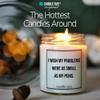 candle guy Scented Candle in Glass, 70-Hour Burn Time, Handmade Soy Wax Candle with Saying view 2