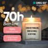 candle guy Scented Candle in Glass, 70-Hour Burn Time, Handmade Soy Wax Candle with Saying view 3