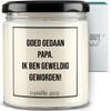 candle guy Scented Glass Candle [70-Hour Burn Time] – Handmade Soy Wax Candle with Saying view 1
