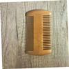 Men's Beard Care Set with Wooden Comb and Bristle Brush, Beige view 4