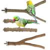 Allazone 4-Piece Natural Wood Bird Perches view 1