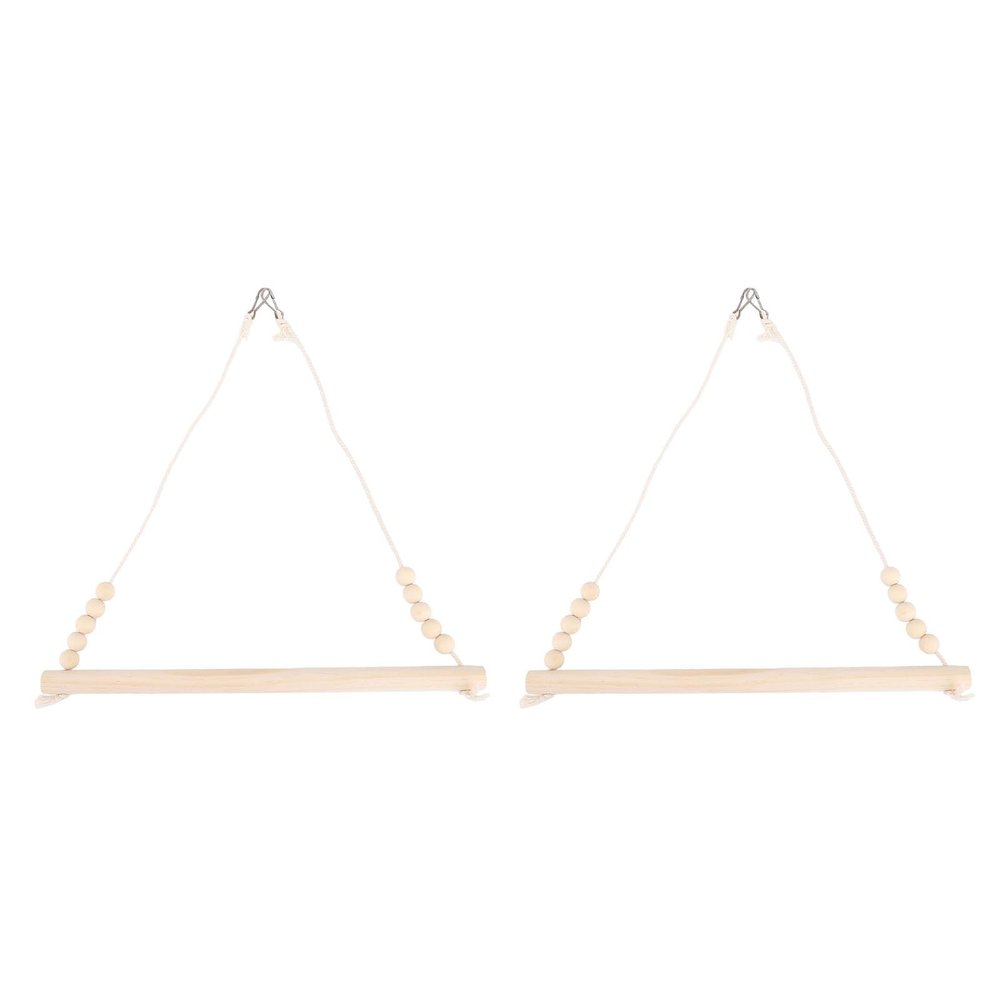 2-Piece Triangle Bird Swing Toy