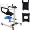Home Lift Wheelchair, Steel Transfer Chair with Cushion and Toilet Seat, 330 lb view 1
