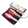 FRODOTGV Hair Tools Travel Bag, Removable Organizer for Flat Irons and Curling Wands, Peach Flamingo Yellow Pineapple, One Size view 2