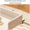 YHKJLYH Overbed Desk with Wheels, Bedside Laptop Table for Full, Queen and King Beds, White view 3
