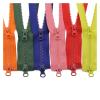 5# 80/90/100/120/150 cm Double-Slider Resin Zipper for Replacing and Repairing Clothing Zippers, Watermelon Red, 150 cm view 2