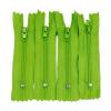 Closed-End Nylon Coil Zippers, Size 3, Pink, 35 cm, 4-Pack view 4
