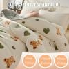 XHCTNN Plush Reversible Extra-Warm Duvet, Gray/Light Gray Flannel, 200 × 230 cm, 4.0 kg view 2