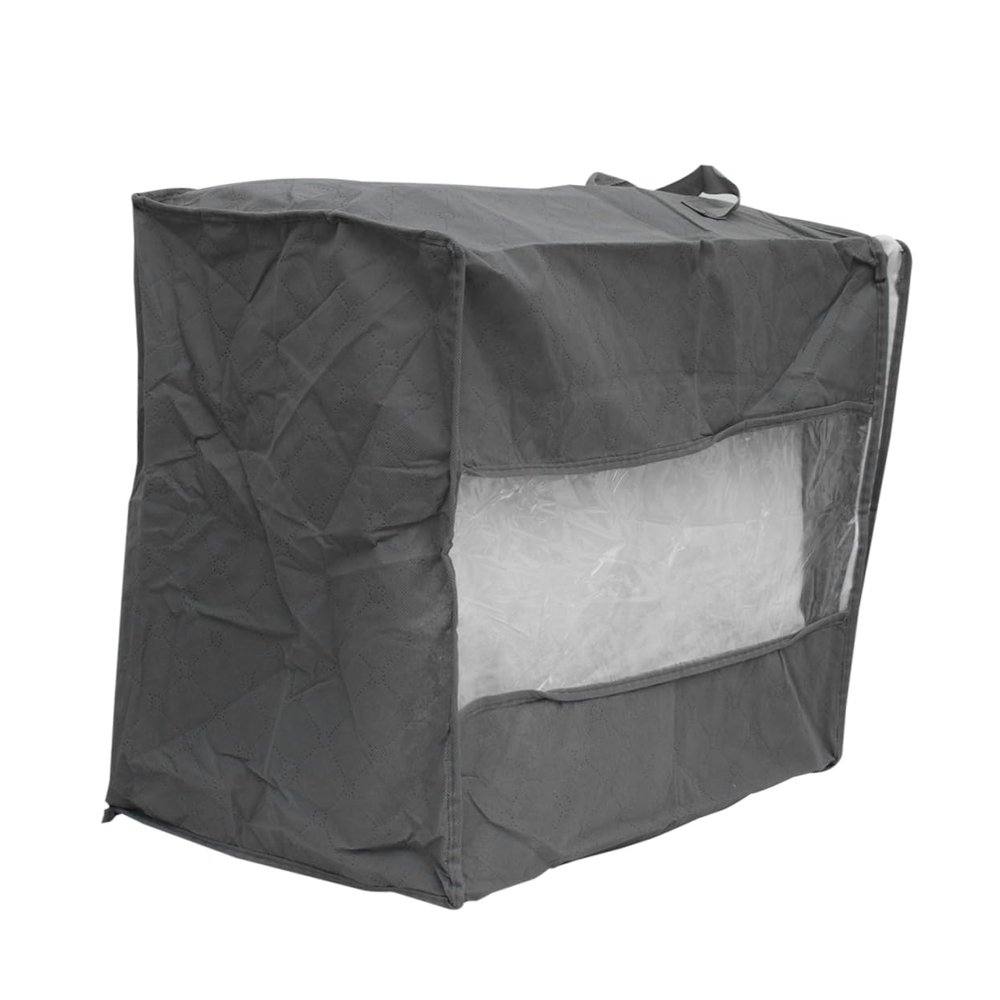 Cabilock Nonwoven Storage Bag with Zipper for Duvets, Blankets, and Clothing, Breathable, Foldable, Moisture and Dust Protection, Random Color