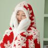 Warm Fleece-Lined Wheelchair Blanket with Gloves view 4