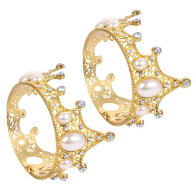 Cabilock Metallic Crown for Girls, Birthday Cake Decoration
