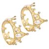 Cabilock Metallic Crown for Girls, Birthday Cake Decoration view 1