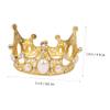 Cabilock Metallic Crown for Girls, Birthday Cake Decoration view 2
