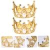 Cabilock Metallic Crown for Girls, Birthday Cake Decoration view 3
