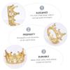 Cabilock Metallic Crown for Girls, Birthday Cake Decoration view 4