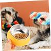 Raised, Tip-Resistant Stainless Steel Pet Food Bowl view 2