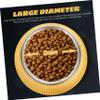 Raised, Tip-Resistant Stainless Steel Pet Food Bowl view 4