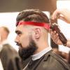 Neck Hairline Guide for Men, Curved Soft Silicone Haircut Band view 2