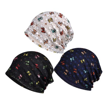 3-Piece Breathable Cotton Mesh Head Coverings for Pregnant Women
