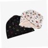 3-Piece Breathable Cotton Mesh Head Coverings for Pregnant Women view 2