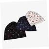 3-Piece Breathable Cotton Mesh Head Coverings for Pregnant Women view 3