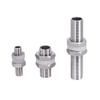QMIQXIWS Stainless Steel Full-Thread Bulkhead Fitting, 1/4" to 2", 30–150 mm, for Water Tanks and Aquariums, ZUZAOJUYIN (80 mm, 2") view 1