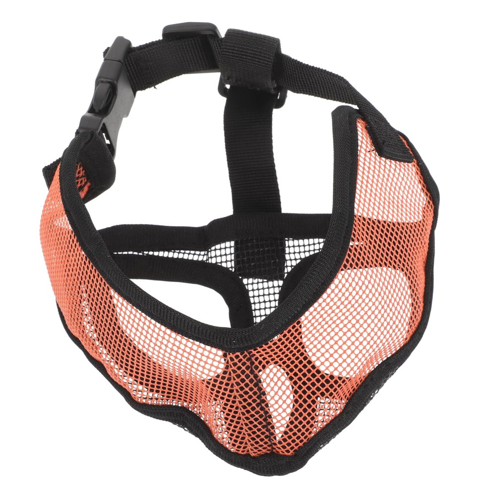 Happyyami Adjustable Nylon Mesh Dog Muzzle