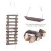 Wooden Pet Ladder and Bendable Birdcage Bridge, 60 cm view 3