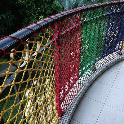 MKAK 10 m Colorful Nylon Rope Safety Net, 12 cm Mesh